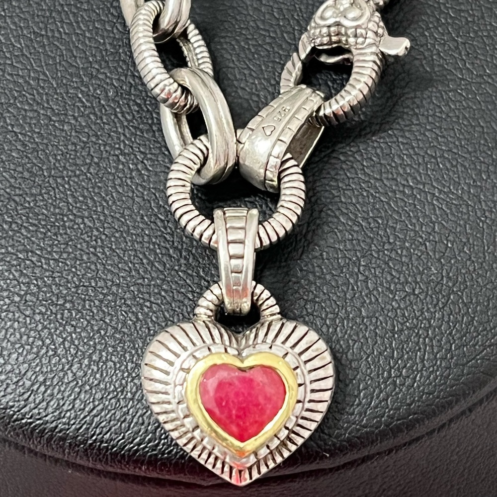 Judit Ripka Ruby Heart bracelet - Picture 5 of 12